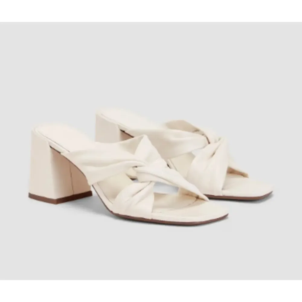 Everlane The Day Twist Heel in White Size 9.5 Summer